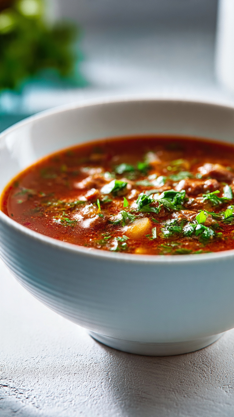 Easy Ground Beef Soup (Hearty Hamburger Soup Recipe)